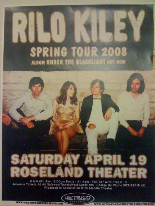 Rilo Kiley Concert Poster