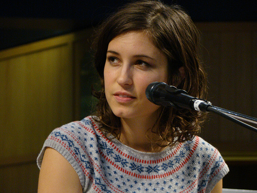 Missy Higgins is from Australia and is a good friend of Ben Lee